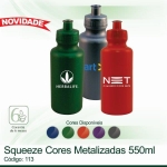 SQUEEZE CORES METALIZADA 550 ML