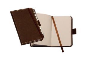 MZMK033/MOLESKINE 100 FOLHAS, CAPA COURO